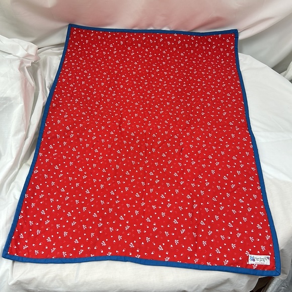 Handmade Appliqué Choo Choo Train Baby / Lap Quilt ~ 38” x 27” - Picture 2 of 12